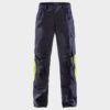 Работен огнеупорен панталон за заваряване FRISTADS FLAME WELDING DARK BLUE
