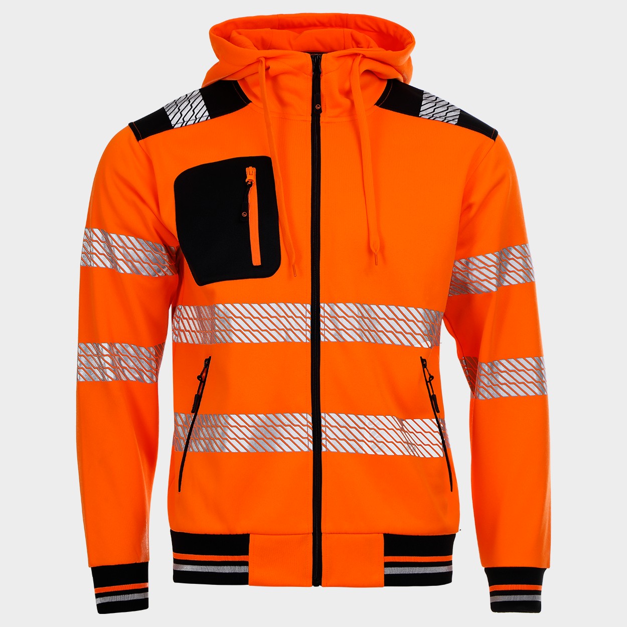 Сигнален суитшърт PRISMA HV 2.0 ORANGE