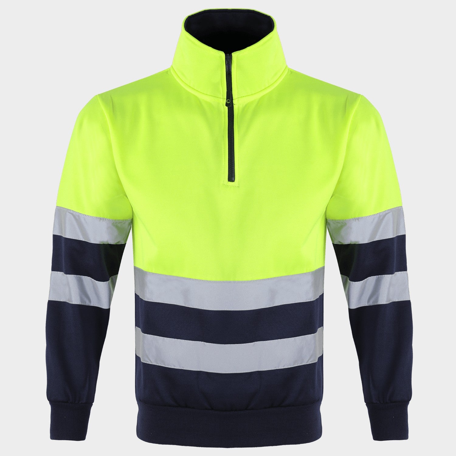 Сигнален суитшърт PRISMA HV YELLOW
