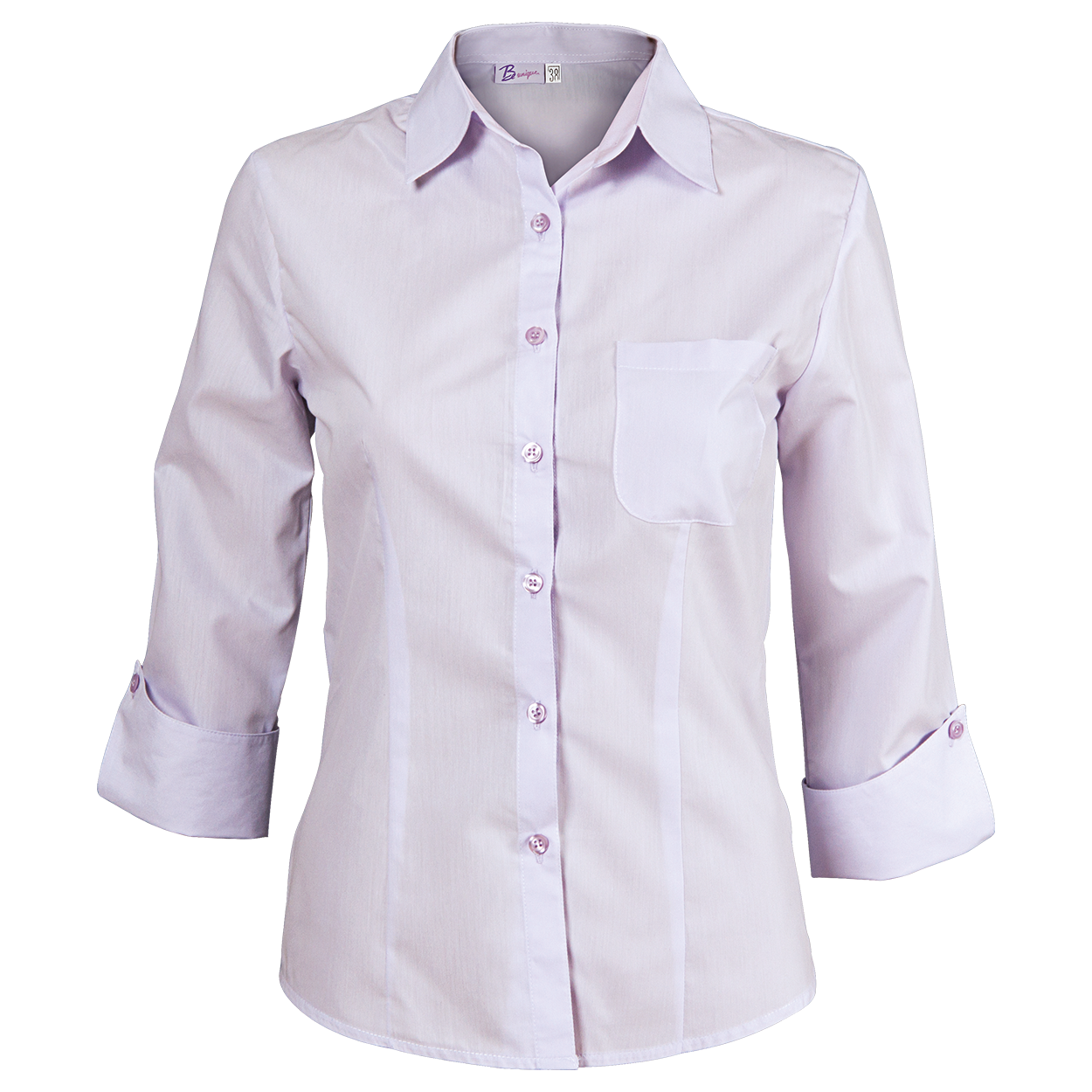 Дамска риза 3/4 ръкав CAMISA LIGHT PURPLE