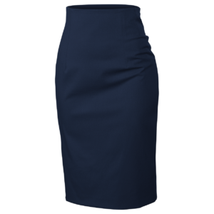 Дамска пола с висока талия TEA NAVY