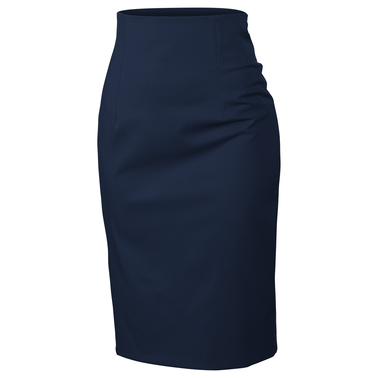 Дамска пола с висока талия TEA NAVY
