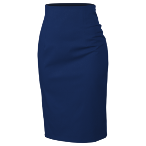 Дамска пола с висока талия TEA ROYAL BLUE