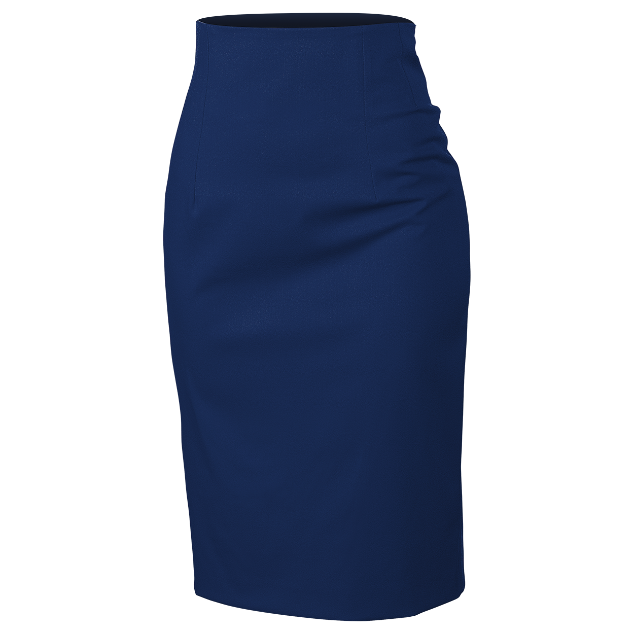 Дамска пола с висока талия TEA ROYAL BLUE