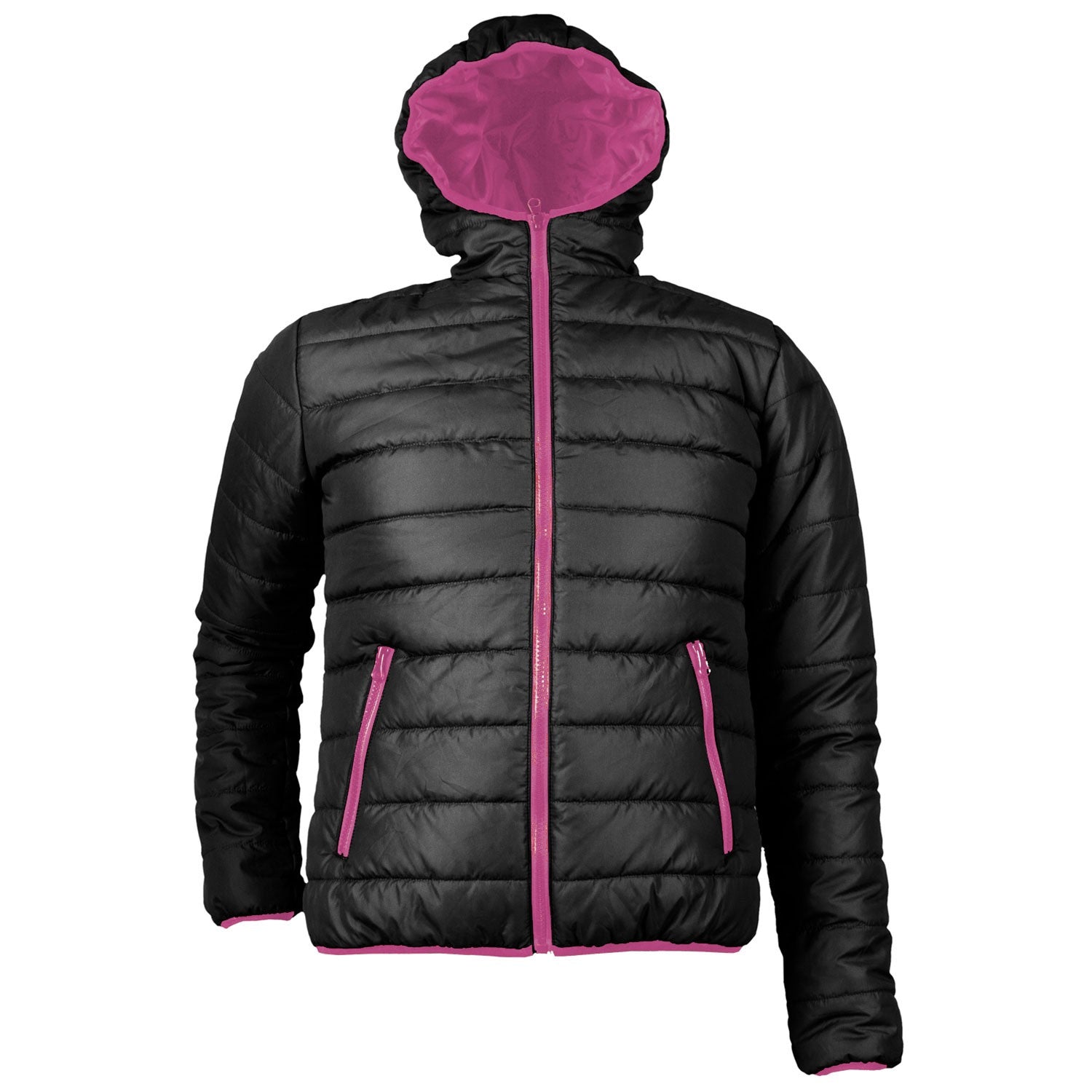 Дамско яке FLASH BLACK/PINK - S / черен