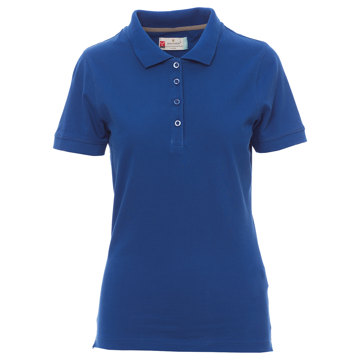 Дамска тениска с яка PAYPER VENICE ROYAL BLUE