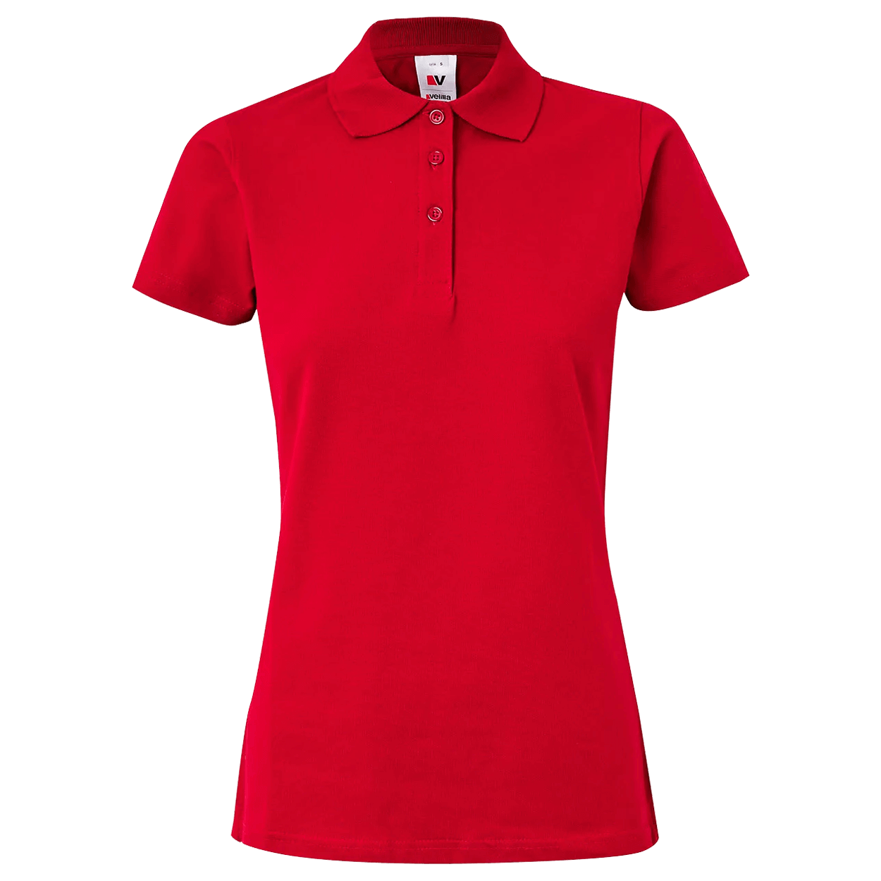 Дамска тениска с яка VELILLA RED
