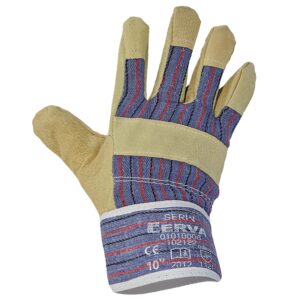 Ръкавици от кожа и плат SERIN - 10.5