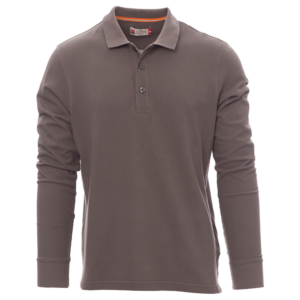 Блуза с дълъг ръкав и яка PAYPER FLORENCE DARK GREY