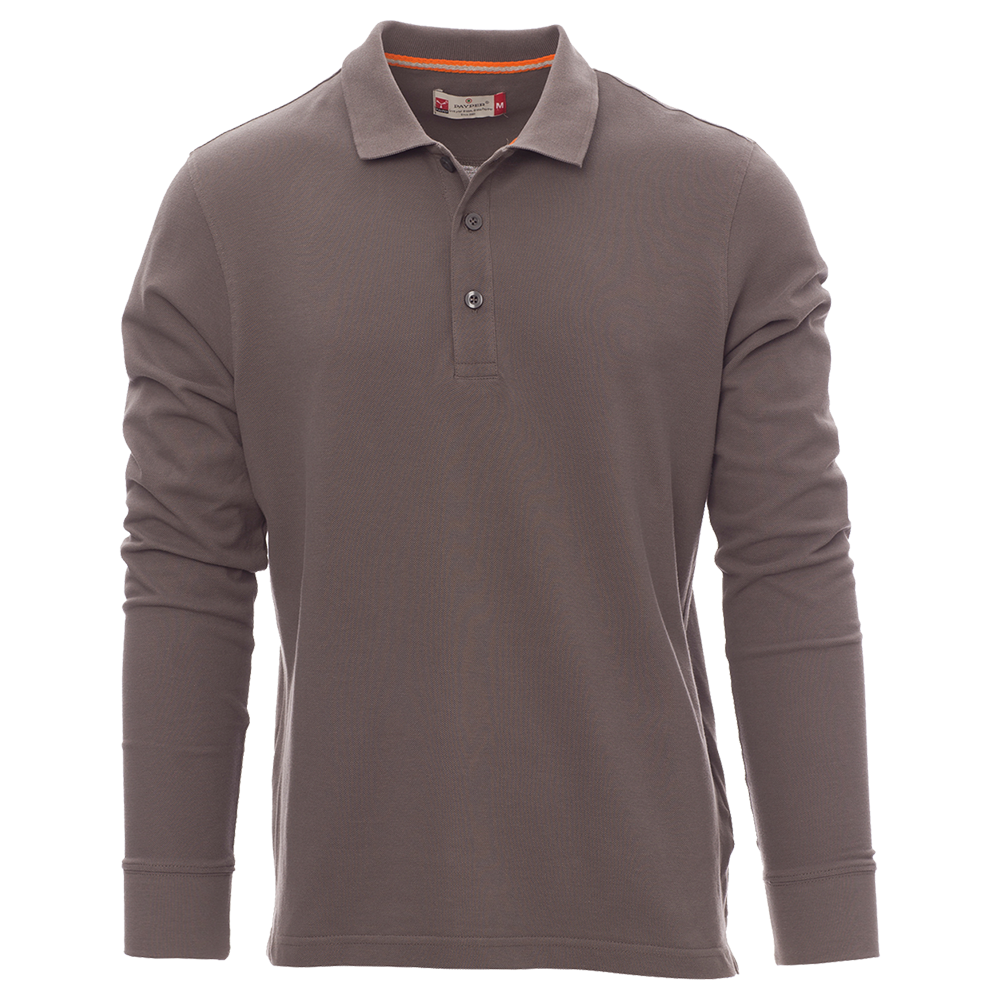 Блуза с дълъг ръкав и яка PAYPER FLORENCE DARK GREY