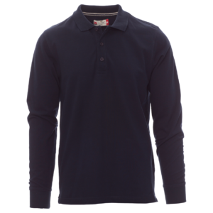 Блуза с дълъг ръкав и яка PAYPER FLORENCE NAVY