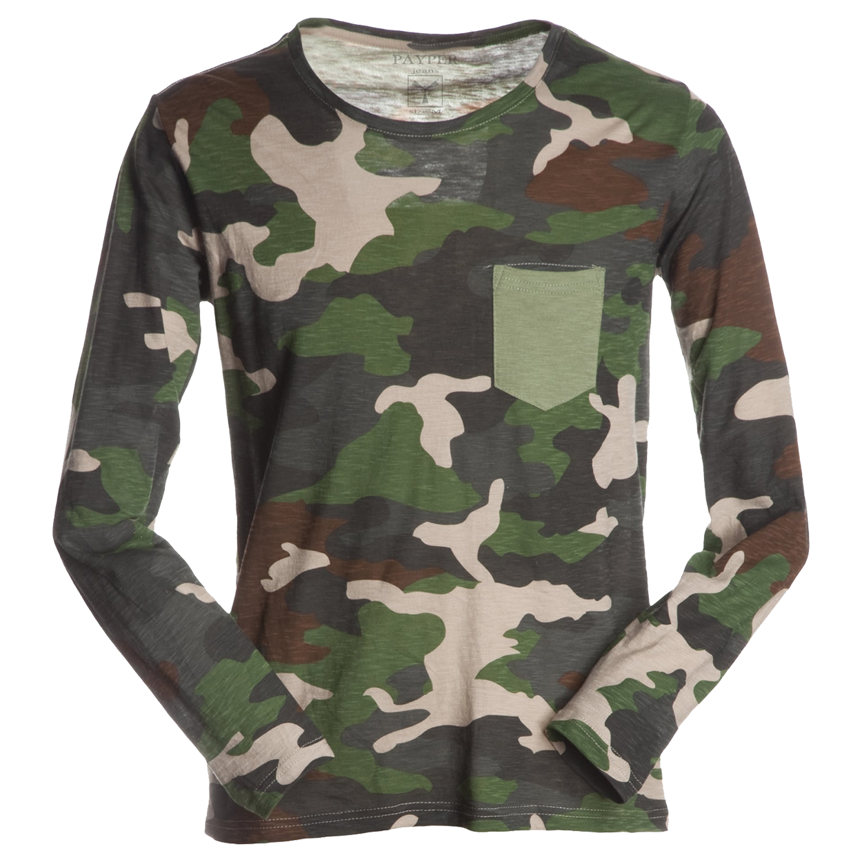 Блуза с дълъг ръкав PAYPER LIVING CAMOUFLAGE