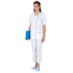 Медицински туника с панталон G4 WHITE