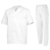 Медицински туника с панталон M3 WHITE
