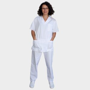Медицински туника с панталон MK3 WHITE