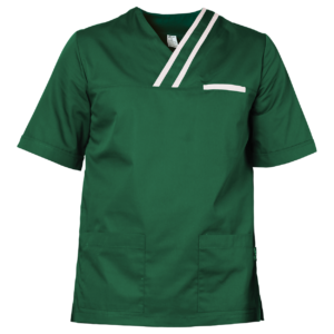 Мъжка медицинска туника OLIVER GREEN/WHITE
