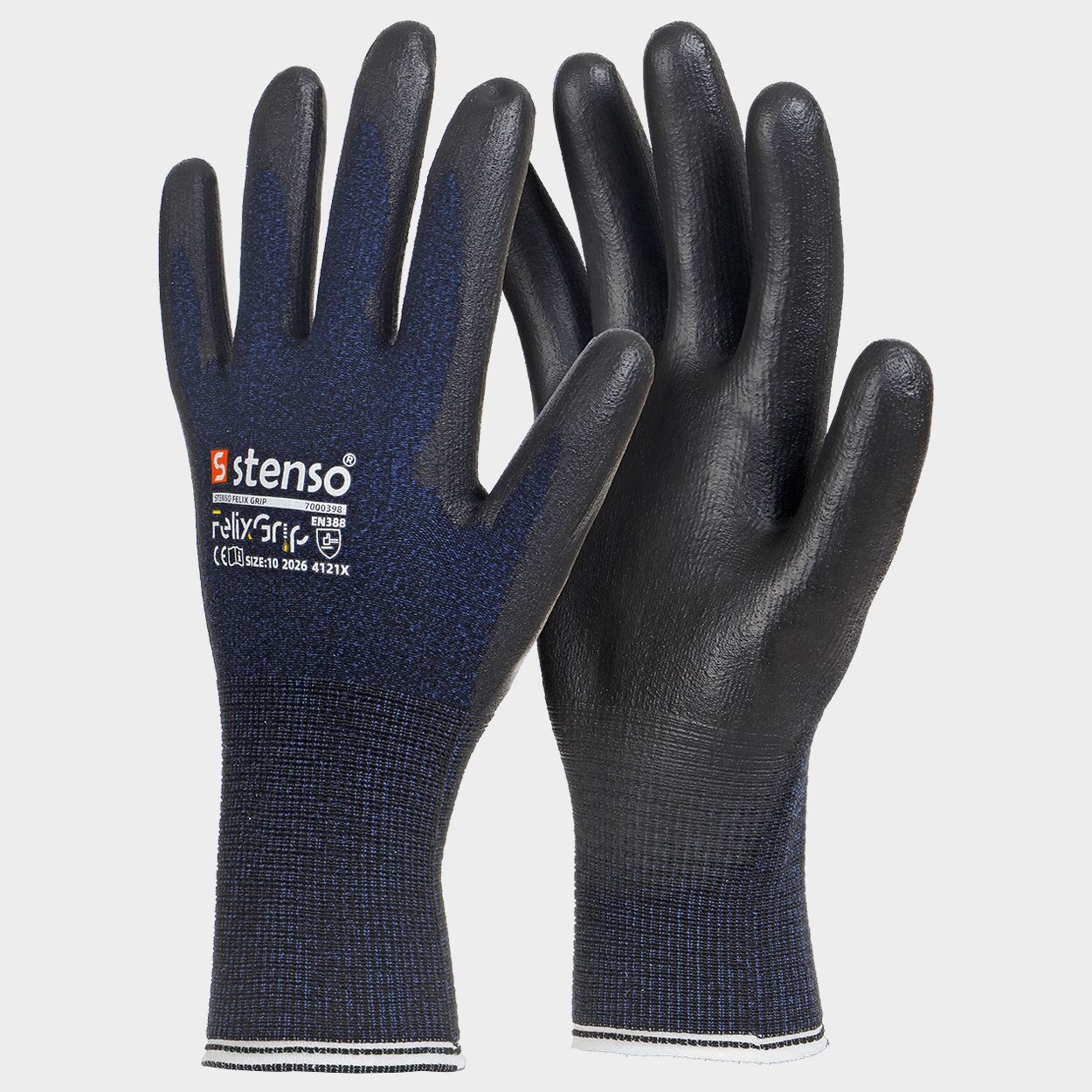 Ръкавици топени в нитрил STENSO FELIX GRIP TOUCHSCREEN