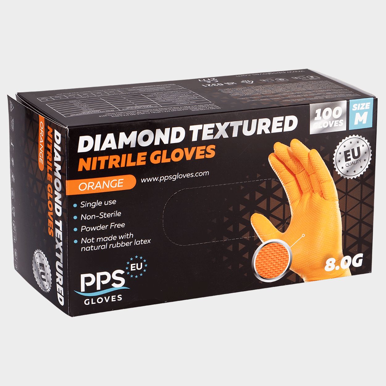 Нитрилни ръкавици PPS DIAMOND GRIP PF