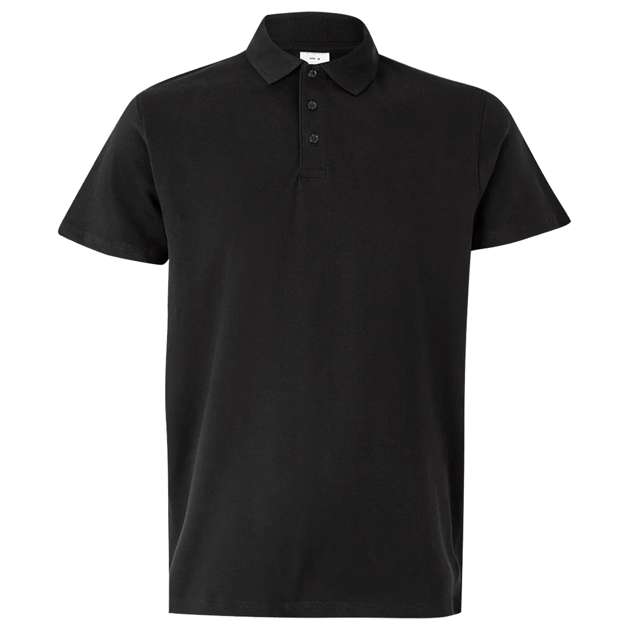 Тениска с яка VELILLA BLACK