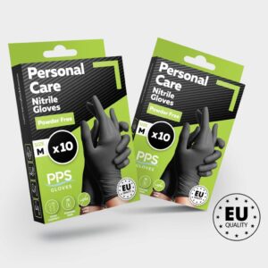 Нитрилни ръкавици без пудра PPS PERSONAL CARE PF BLACK