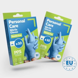 Нитрилни ръкавици без пудра PPS PERSONAL CARE PF BLUE