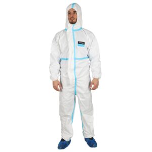 Защитен гащеризон с качулка COVERALL WHITE 2.0 PNG TYPE 3, 4
