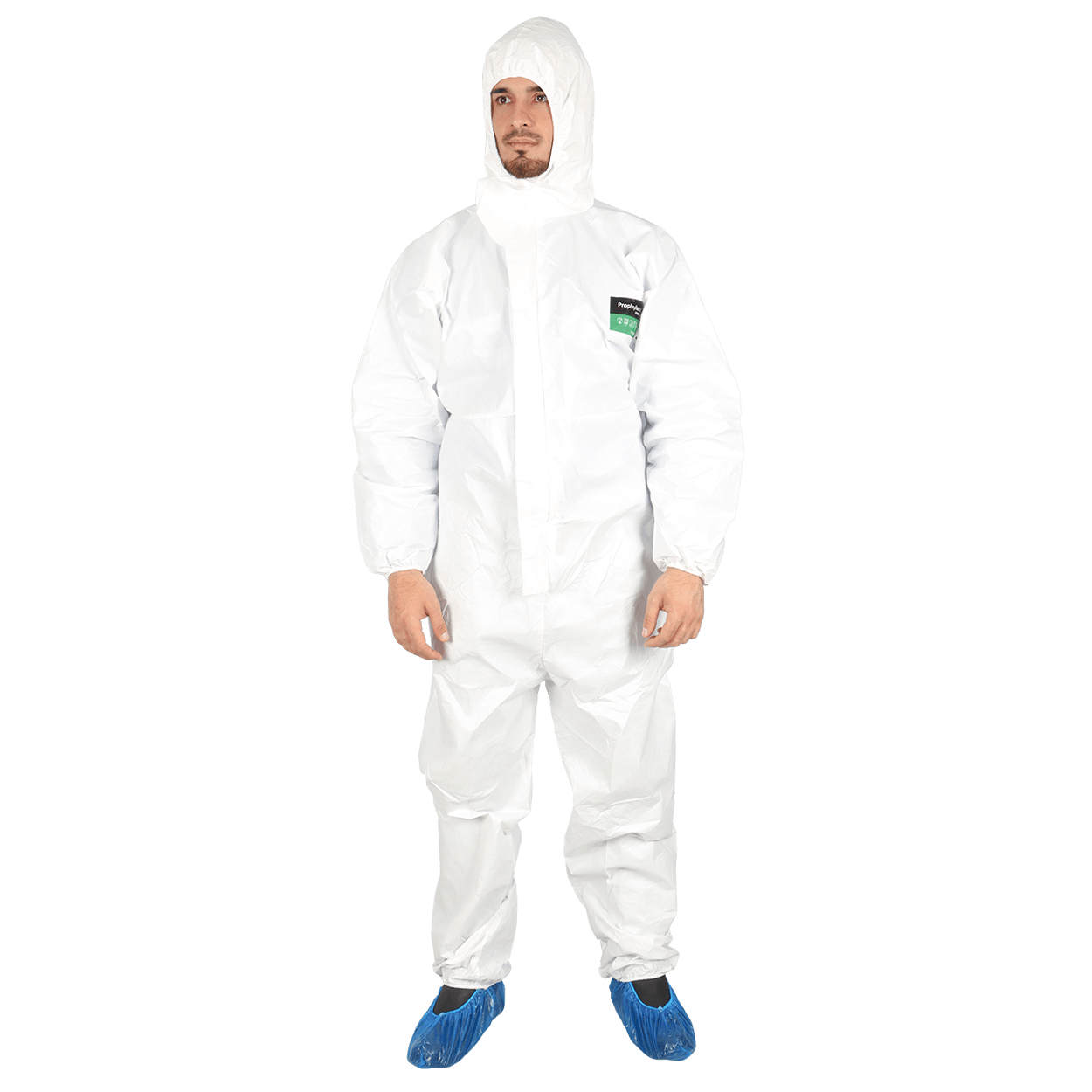 Защитен гащеризон с качулка COVERALL WHITE 2.0 PNG TYPE 5, 6