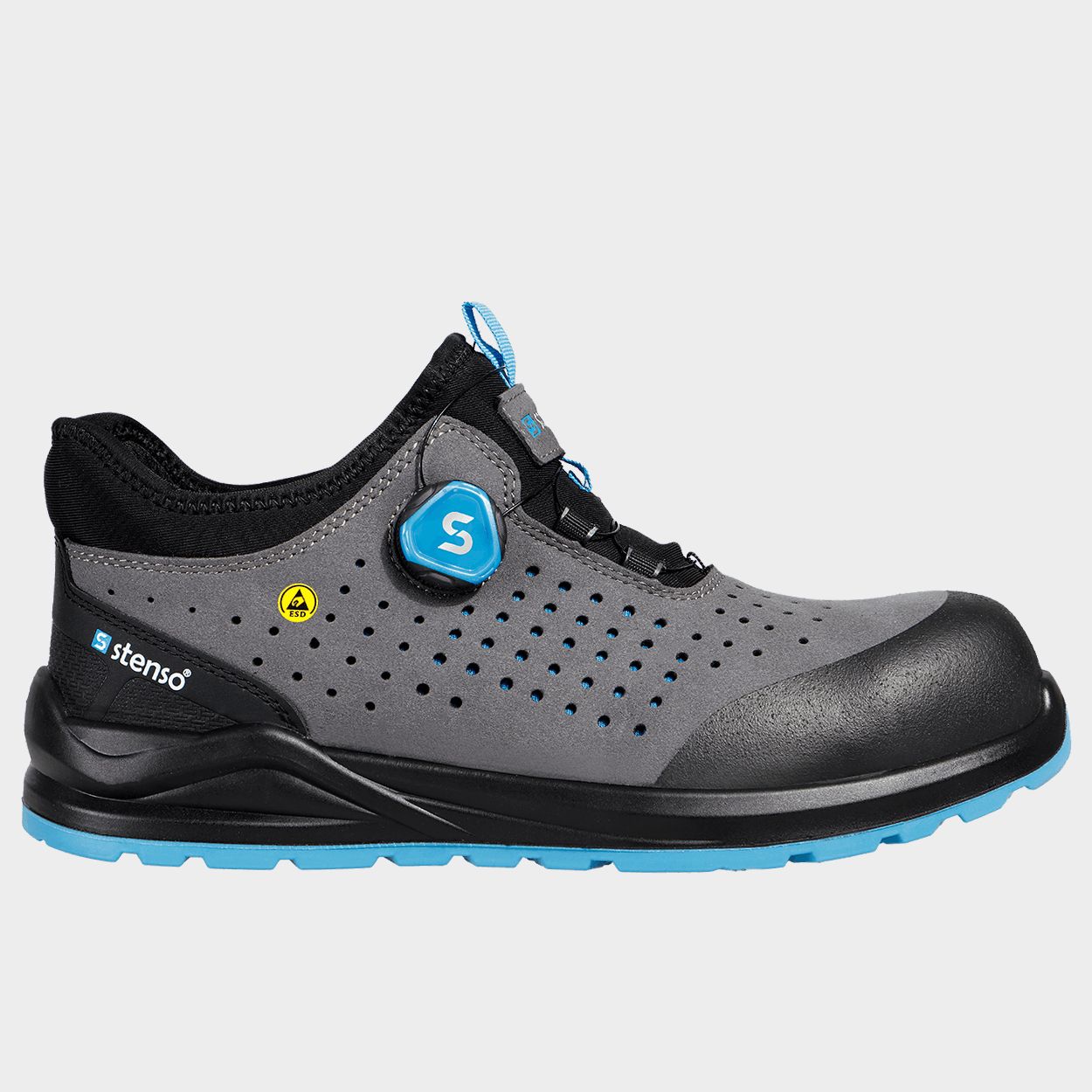 Работни обувки JETT ULTRA S1PS ESD GREY/BLUE