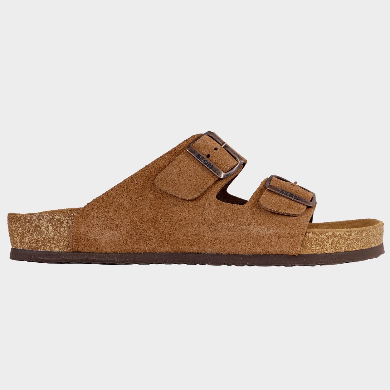 Мъжки чехли LEON MAN BROWN SUEDE