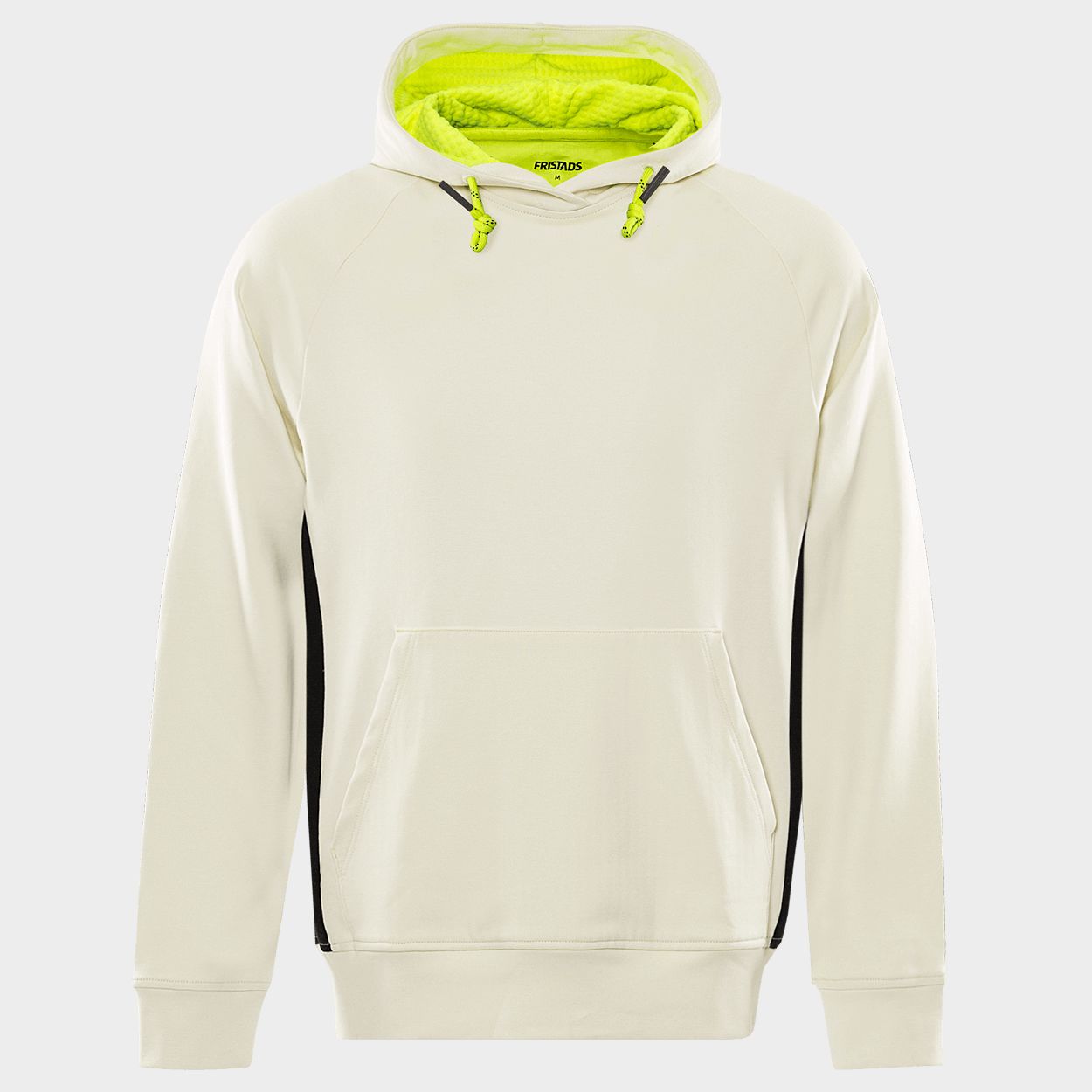 Суитшърт FRISTADS HOODED STRETCH WHITE