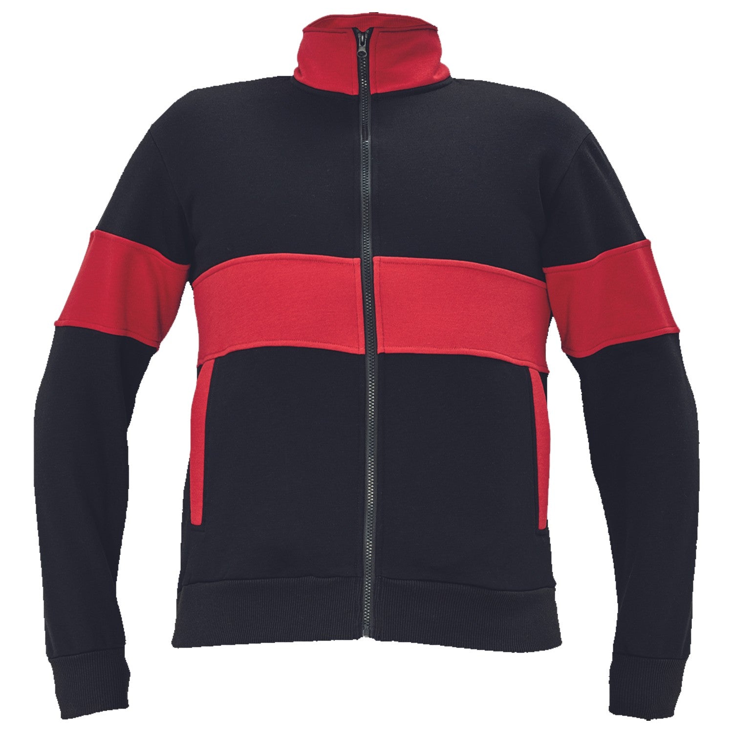 Суитшърт MAX BLACK/RED