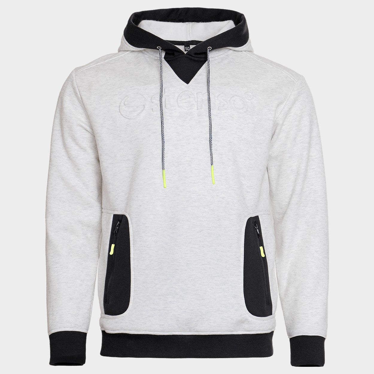 Суитшърт STENSO 3D PRINT LIGHT GREY