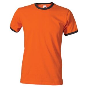 Тениска RINGER TEE ORANGE - S / оранжев