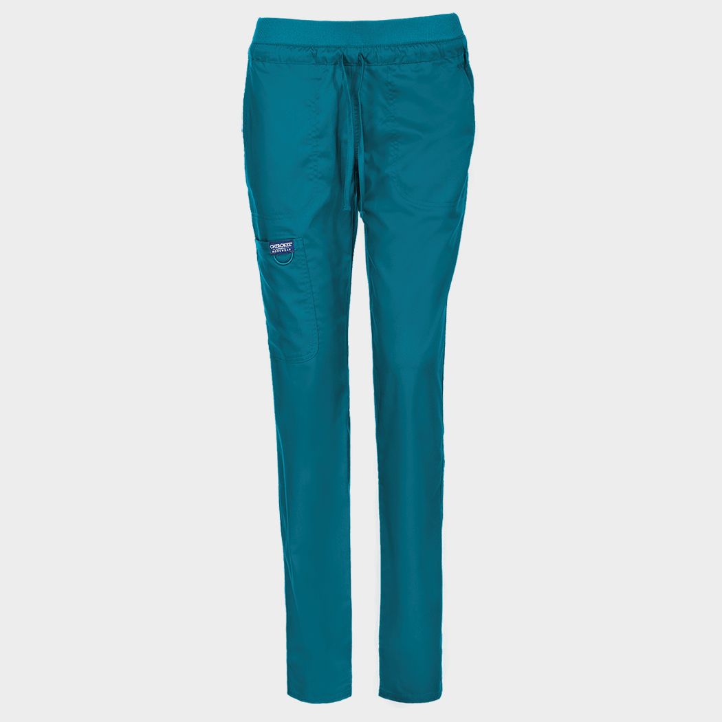 Дамски медицински панталон CHEROKEE MR TAPERED PETROL WWE105