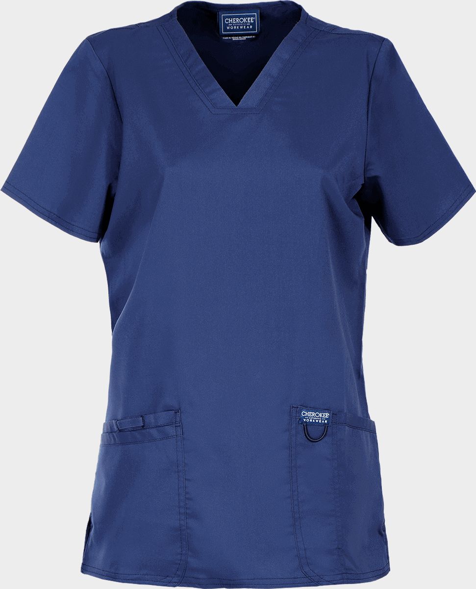 Дамска медицинска туника CHEROKEE V-NECK DARK BLUE WWE620