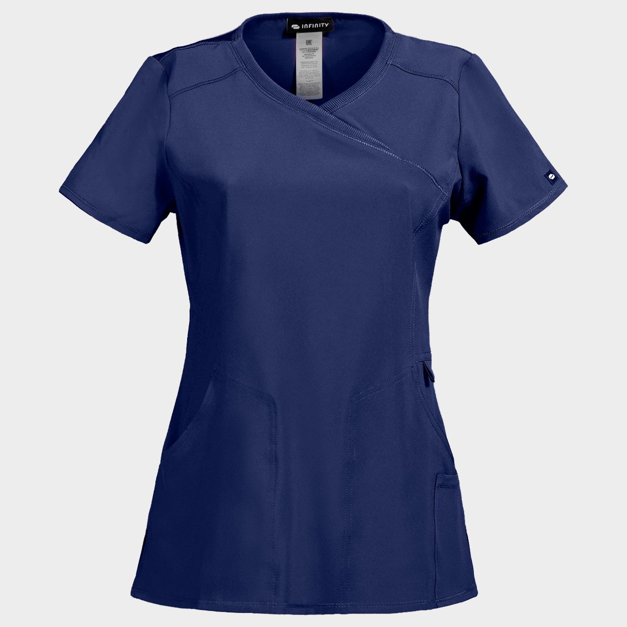 Дамска медицинска туника CHEROKEE WRAP DARK BLUE CKE2625A