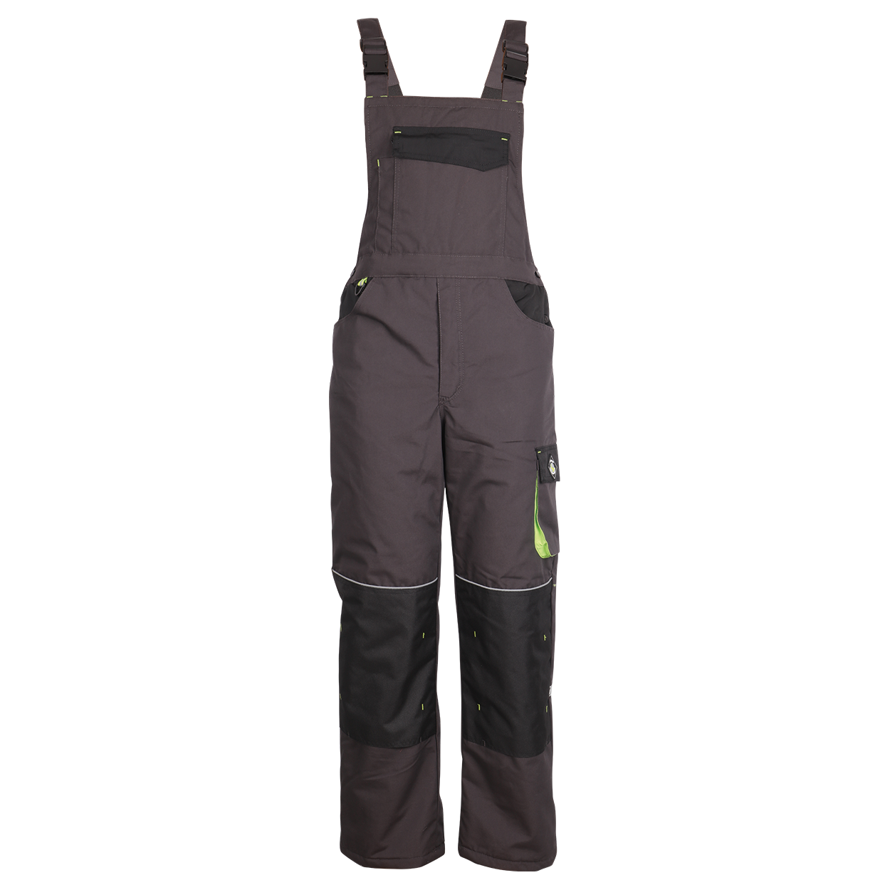 Работен полугащеризон KASTOR T/C WINTER GREY/BLACK/GREEN