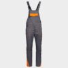 Работен полугащеризон PRISMA LIGHT STRETCH GREY/ORANGE