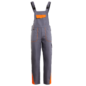 Работен полугащеризон PRISMA SUMMER GREY/ORANGE
