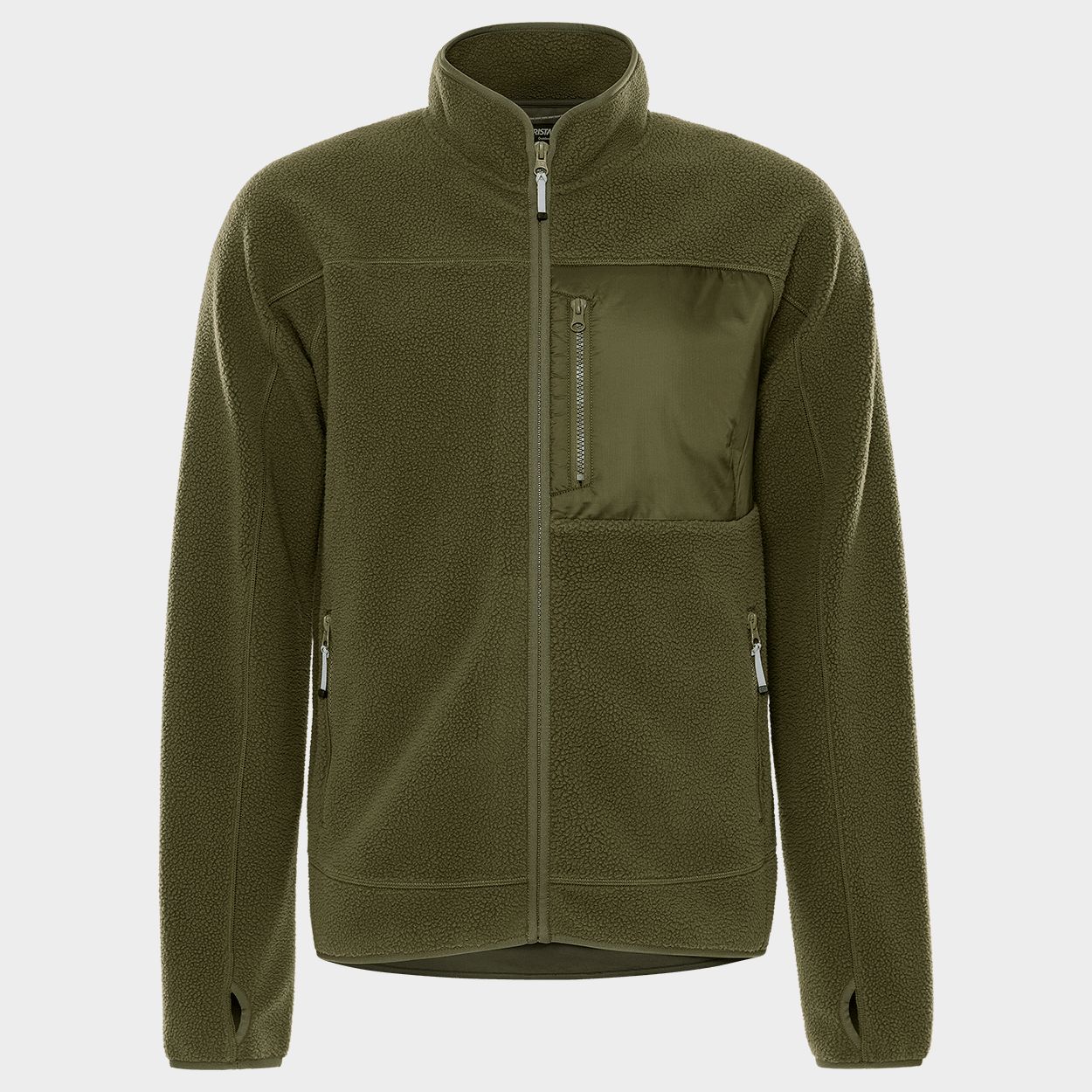 Работно яке FRISTADS ARGON MICRO PILE FLEECE LIGHT GREEN