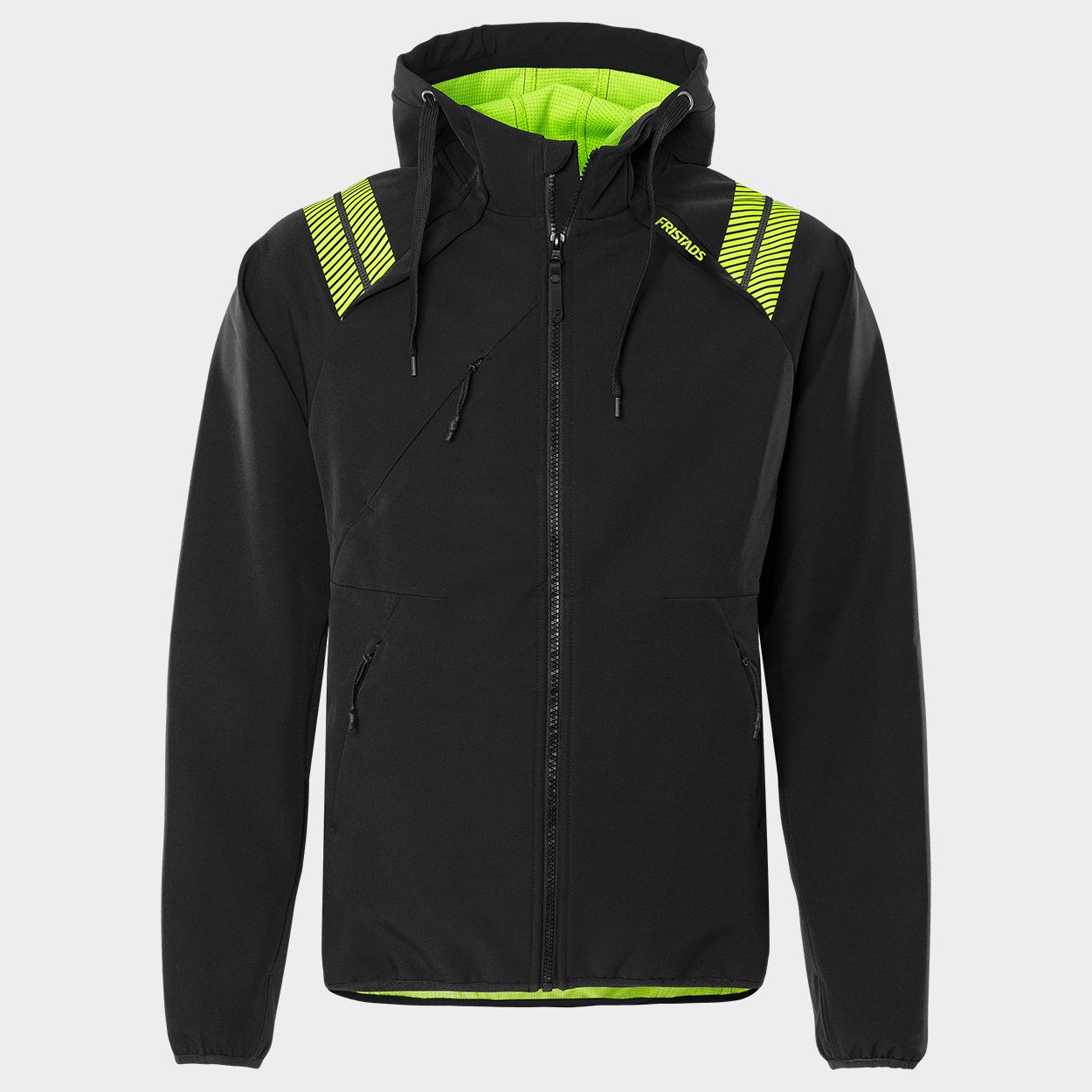 Работно яке FRISTADS HOODED SOFTSHELL 4-STRETCH BLACK
