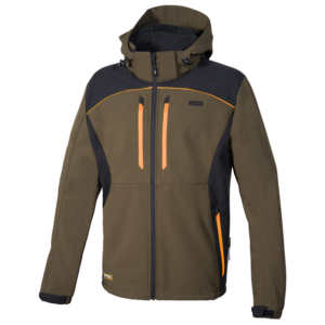 Работно яке KLARBO SOFTSHELL WINTER BROWN/BLACK/ORANGE