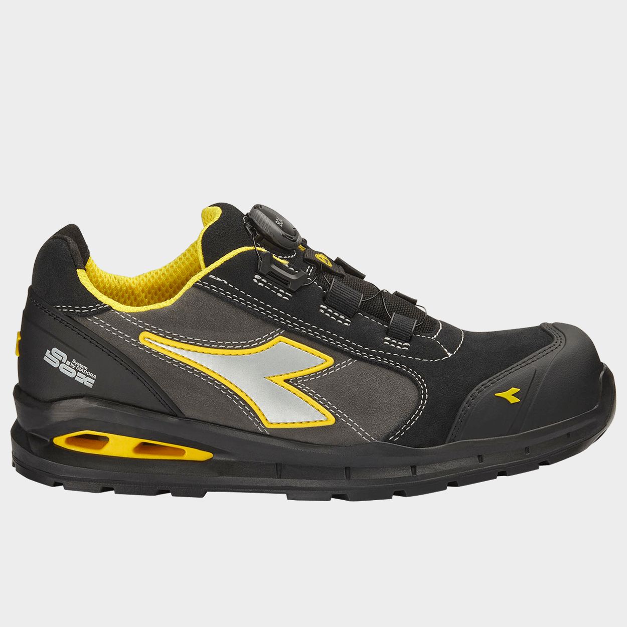 Работни обувки DIADORA RUN A.BOX MSTR BOA LOW S3S FO SR SC ESD BLACK/GREY