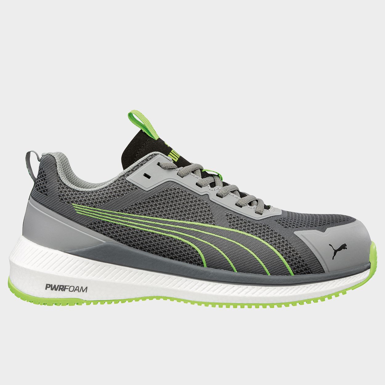 Работни обувки PUMA SLIDE GREY/GREEN S1PS ESD FO HRO SR