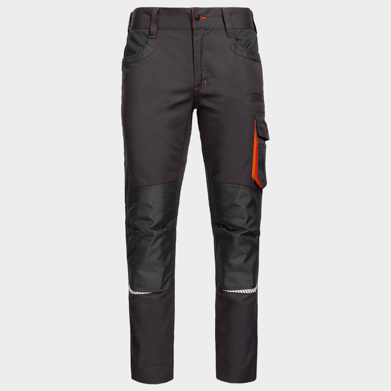 Работен панталон KASTOR STRETCH GREY/ORANGE