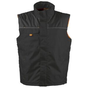 Работен елек LANOS BLACK/ORANGE - 2XL / черен