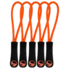 Държач за цип ORANGE - 5 бр. - оранжев